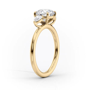 The Lauren Set With A 1.5 Carat Round Lab Diamond