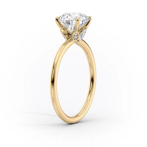 The Luna Set With A 2.5 Carat Marquise Moissanite
