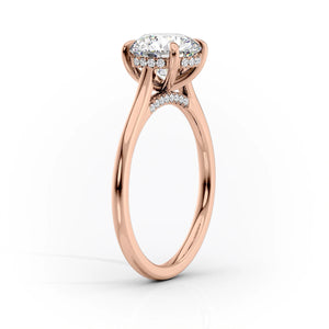 The Natalie Set With A 2 Carat Pear Lab Diamond