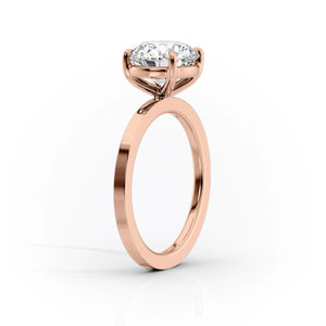 The Eleanor Set With A 2 Carat Princess Lab Diamond