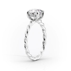 The Alice Set With A 2.5 Carat Round Lab Diamond