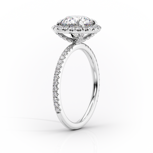 The Lenny Set With A 1 Carat Marquise Lab Diamond