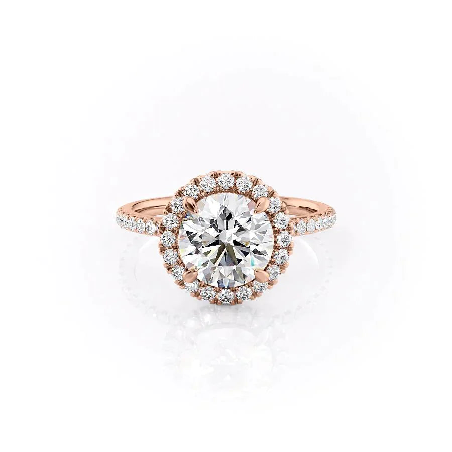 The Lenny Set With A 1.5 Carat Round Lab Diamond