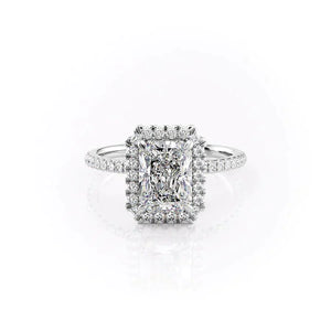 The Lenny Set With A 5 Carat Radiant Moissanite