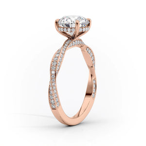 The Caroline Set With A 1.5 Carat Round Lab Diamond
