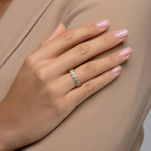 1.7ct Oval Bezel Eternity