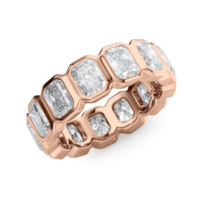3ct Radiant Bezel Eternity
