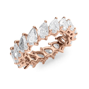 2.5ct Slanted Pear Eternity