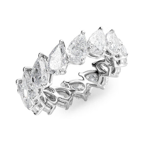 2.5ct Slanted Pear Eternity