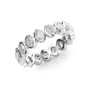 1.7ct Oval Bezel Eternity