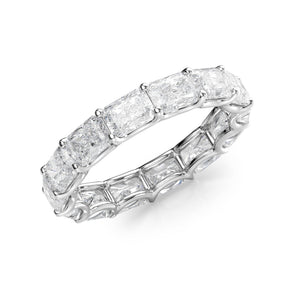 2ct East West Radiant U Prong Eternity