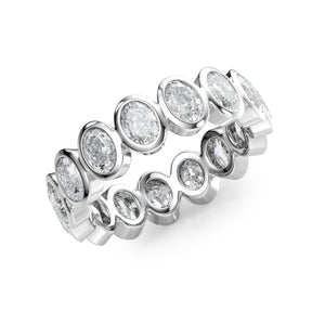 1.7ct Oval Bezel Eternity