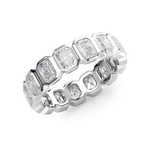 3ct Radiant Bezel Eternity