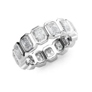 3ct Radiant Bezel Eternity