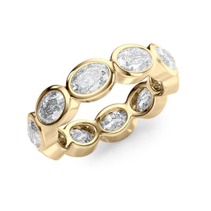1.4ct East West Oval Bezel Eternity
