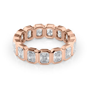 3ct Radiant Bezel Eternity