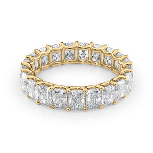 4ct Radiant U Prong Eternity