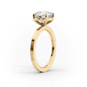 The Eleanor Set With A 1 Carat Marquise Lab Diamond