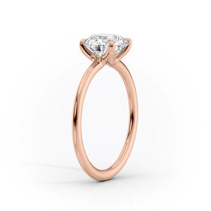 The Ashley Set With A 2 Carat Princess Lab Diamond