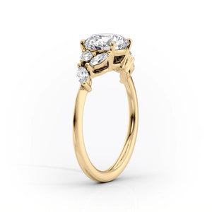 The Melissa Set With A 2 Carat Oval Lab Diamond