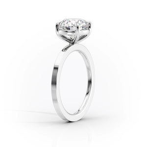 The Eleanor Set With A 1.5 Carat Round Lab Diamond