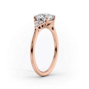 The Scarlett Set With A 1.5 Carat Radiant Lab Diamond