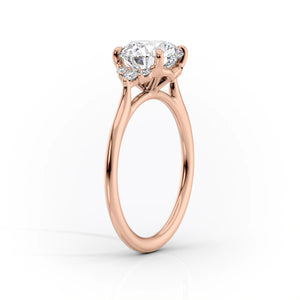 The Victoria Set With A 3.5 Carat Marquise Moissanite