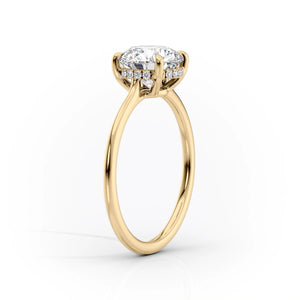The Maia Set With A 2 Carat Princess Lab Diamond