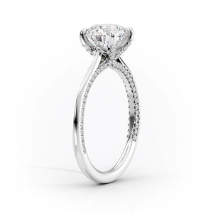The Claire Set With A 3 Carat Marquise Lab Diamond