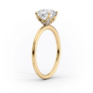 The Lily Set With A 1.5 Carat Round Lab Diamond