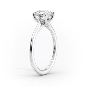 The Lexie Set With A 4.5 Carat Princess Moissanite