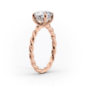 The Alice Set With A 2 Carat Princess Lab Diamond