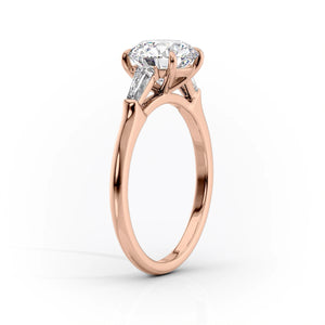 The Liv Set With A 2.5 Carat Radiant Moissanite