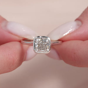The Charlotte - Engagement Ring Made in White Gold