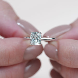 The Sarah - Engagement Ring Made in White Gold