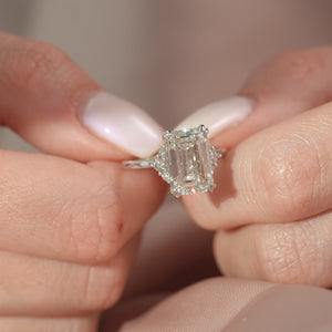 The Victoria - Engagement Ring Made in White Gold