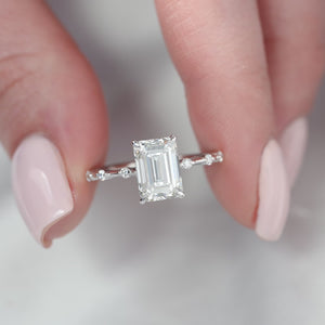 The Penelope - Engagement Ring Made in White Gold