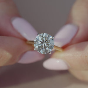 The Natalie - Engagement Ring Made in Yellow Gold