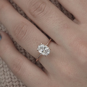The Petal Kamellie - Engagement Ring Made in Rose Gold