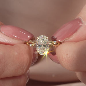 The Twig - Engagement Ring Made in Yellow Gold