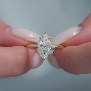 The Lily - Engagement Ring Made in Yellow Gold