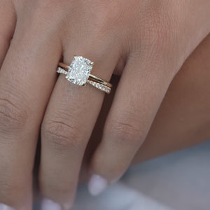 The Ashley - Engagement Ring Made in Yellow Gold
