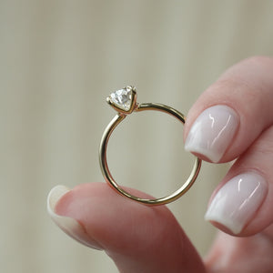 The Ashley - Engagement Ring Made in Yellow Gold