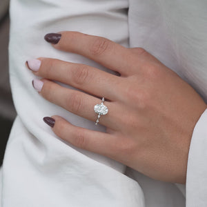 The Penelope - Engagement Ring Made in White Gold