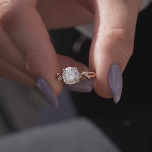 The Twig - Engagement Ring Made in Rose Gold
