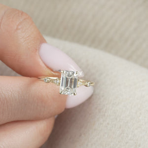 The Amber - Engagement Ring Made in Yellow Gold