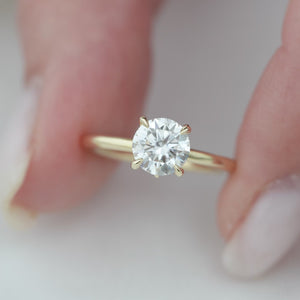 The Luna - Engagement Ring Made in Yellow Gold
