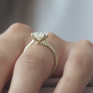 The Ellie - Engagement Ring Made in Yellow Gold