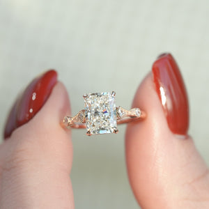 The Amber - Engagement Ring Made in Rose Gold