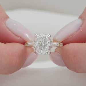The Pave Liv - Engagement Ring Made in Yellow Gold